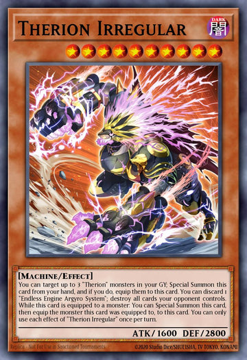 EN120 - MP23-EN120 - Therion Irregular - Common - Effect Monster - 25th Anniversary Duelist Heroes Tin