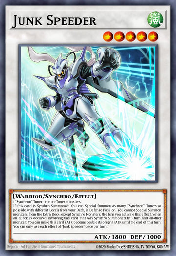 RA01-EN032 - RA01-EN032 - Junk Speeder - Quarter Century Secret Rare - Effect Synchro Monster - Rarity Collection