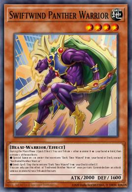 BETB-EN001 - Swiftwind Panther Warrior - Super Rare - Beyond the Brave