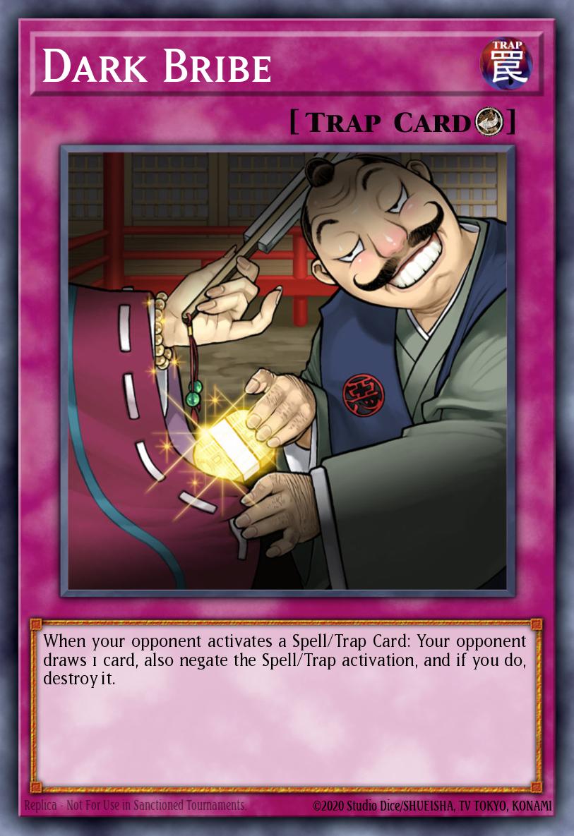 EN002 - GX04-EN002 - Dark Bribe - Super Rare - - Promo VLP