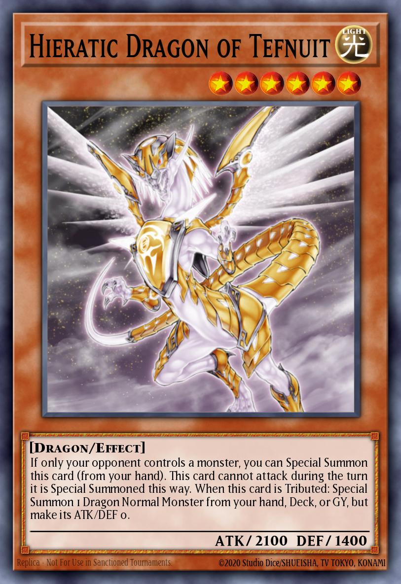 EN080 - DUPO-EN080 - Hieratic Dragon of Tefnuit - Ultra Rare - Effect Monster - 1st-Edition - Duel Power