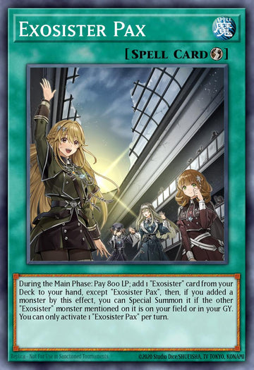 EN021 - GRCR-EN021 - Exosister Pax - Collector's Rare - Quick-Play Spell - The Grand Creators