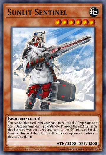 EN074 - MP23-EN074 - Sunlit Sentinel - Rare - Effect Monster - 25th Anniversary Duelist Heroes Tin