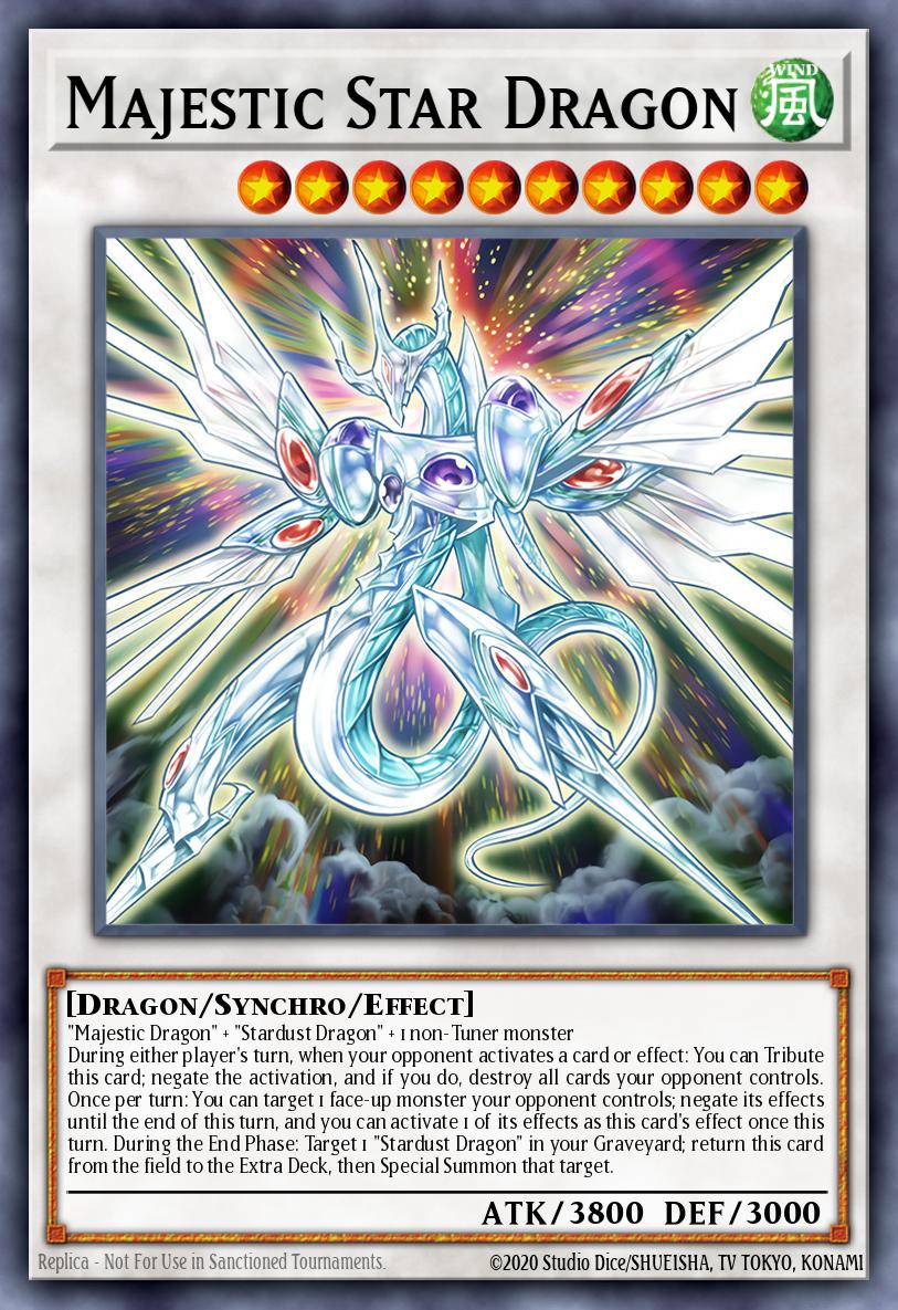 EN040 - SOVR-IT040 - Majestic Star Dragon - Italian - Ultimate Rare - 1st Edition - Stardust Overdrive VLP/NM