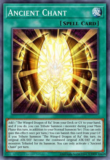 EN004 - LED7-EN004 - Ancient Chant - Ultra Rare - Normal Spell - Legendary Duelists 7 Rage of Ra