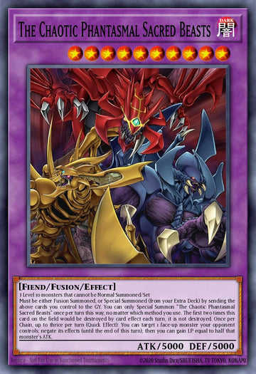 CORI-EN029 - The Chaotic Phantasmal Sacred Beasts (Extended Art)
