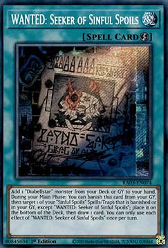 WANTED: Seeker of Sinful Spoils (V.3 - Secret Rare)