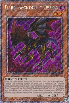 Dark Beckoning Beast (V.4 - Platinum Secret Rare)