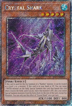 Crystal Shark (V.4 - Platinum Secret Rare)