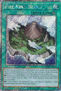 Fire King Island (V.4 - Platinum Secret Rare)