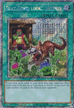 That Grass Looks Greener (V.4 - Platinum Secret Rare)