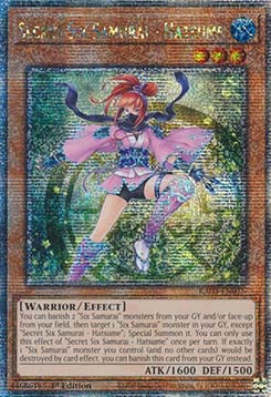 Secret Six Samurai - Hatsume (V.5 - Quarter Century Secret Rare)