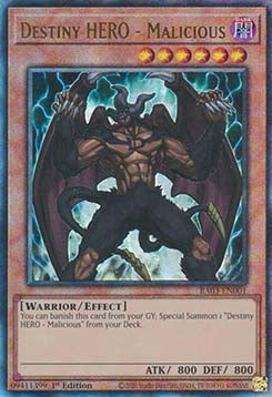Destiny HERO - Malicious (V.7 - Ultimate Rare)