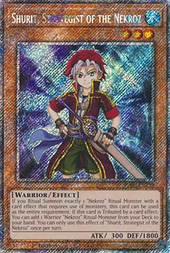 Shurit, Strategist of the Nekroz (V.1 - Platinum Secret Rare)