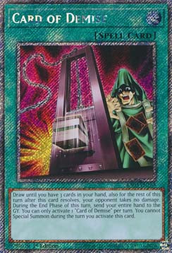 Card of Demise (V.1 - Platinum Secret Rare)