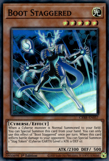 CRBR-EN057 - Boot Staggered - Super Rare - Crossover Breakers