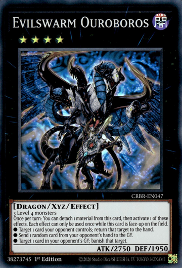 CRBR-EN047 - Evilswarm Ouroboros - Super Rare - Crossover Breakers
