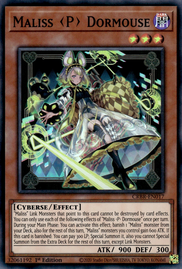 CRBR-EN017 - Maliss Dormouse - Super Rare - Crossover Breakers