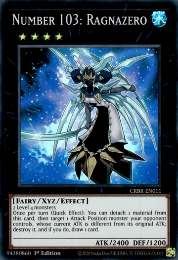 CRBR-EN011 - Number 103: Ragnazero - Super Rare - Crossover Breakers