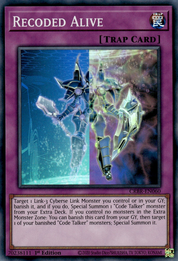CRBR-EN060 - Recoded Alive - Super Rare - Crossover Breakers