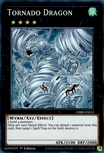 CRBR-EN013 - Tornado Dragon - Super Rare - Crossover Breakers