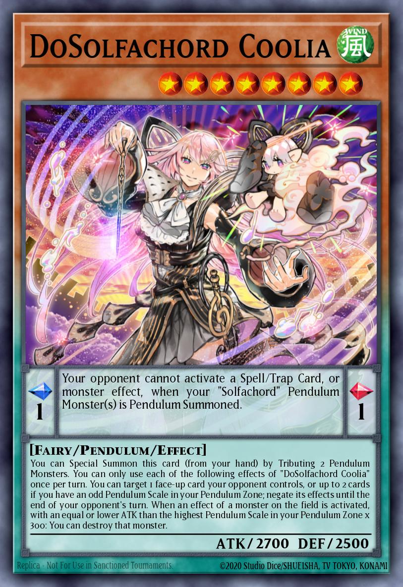 EN021 - ANGU-EN021 - DoSolfachord Coolia - Collectors Rare - Effect Pendulum Monster - Ancient Guardians