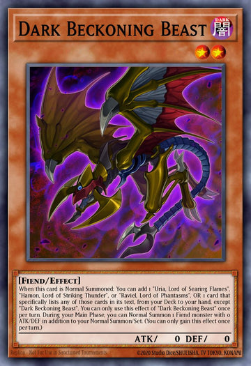EN027 - Dark Beckoning Beast RA03-EN027 - Ultimate Rare -