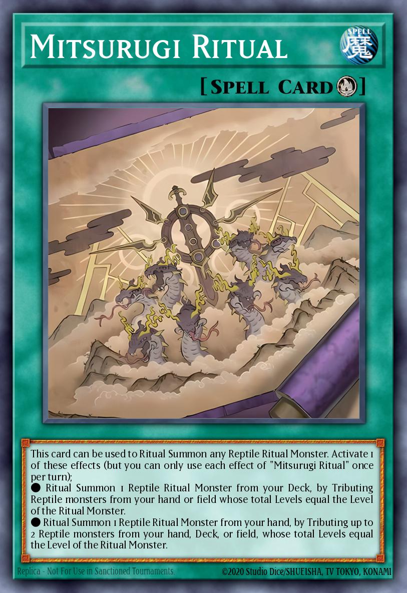 SUDA-EN095 - SUDA-EN095 - Mitsurugi Ritual - Ultra Rare - Ritual Spell - Supreme Darkness