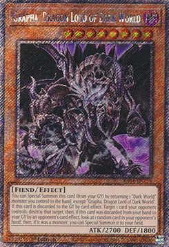 Grapha, Dragon Lord of Dark World (V.1 - Platinum Secret Rare)