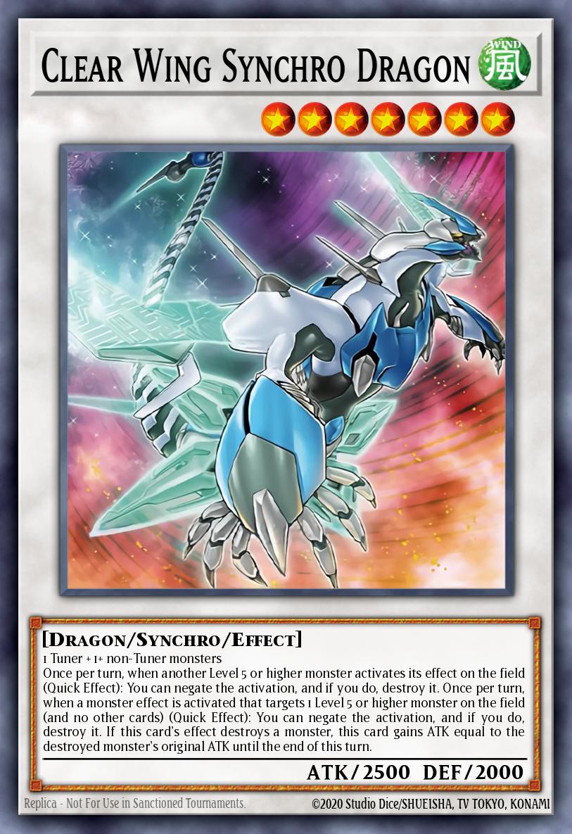 LAVD-ENS24 - Clear Wing Synchro Dragon - Common - Legendary Arc-V Decks
