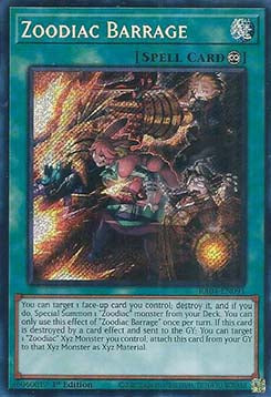Zoodiac Barrage (V.3 - Secret Rare)