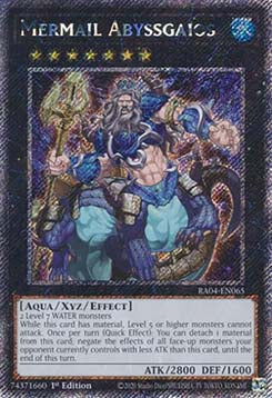Mermail Abyssgaios (V.4 - Platinum Secret Rare)