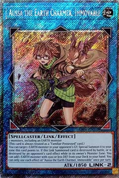 Aussa the Earth Charmer, Immovable (V.4 - Platinum Secret Rare)