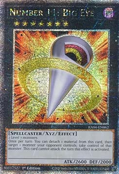 Number 11: Big Eye (V.5 - Quarter Century Secret Rare)