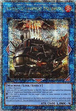 Amphibious Swarmship Amblowhale (V.5 - Quarter Century Secret Rare)
