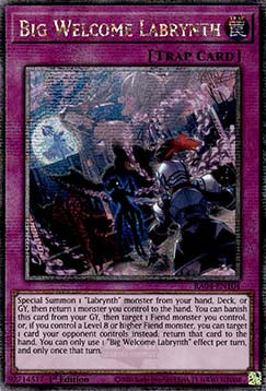 Big Welcome Labrynth (V.5 - Quarter Century Secret Rare)