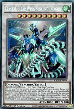 Crystal Clear Wing Synchro Dragon (V.6 - Collectors Rare)