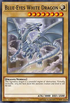 Blue-Eyes White Dragon (V.3 - Platinum Secret Rare)