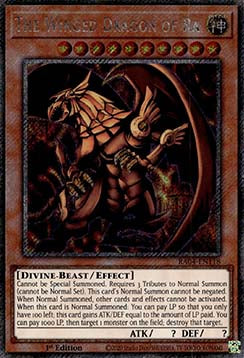 The Winged Dragon of Ra (V.1 - Platinum Secret Rare)