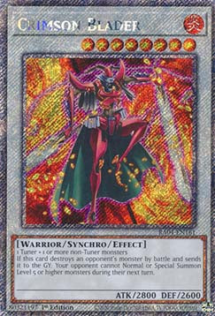 Crimson Blader (V.1 - Platinum Secret Rare)