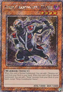 Ninja Grandmaster Hanzo (V.1 - Platinum Secret Rare)
