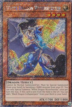 White Dragon Wyverburster (V.1 - Platinum Secret Rare)