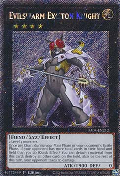 Evilswarm Exciton Knight (V.1 - Platinum Secret Rare)