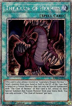 The Claw of Hermos (V.1 - Platinum Secret Rare)
