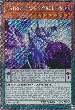 Astrograph Sorcerer (V.1 - Platinum Secret Rare)