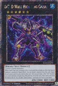 D/D/D Wave High King Caesar (V.1 - Platinum Secret Rare)