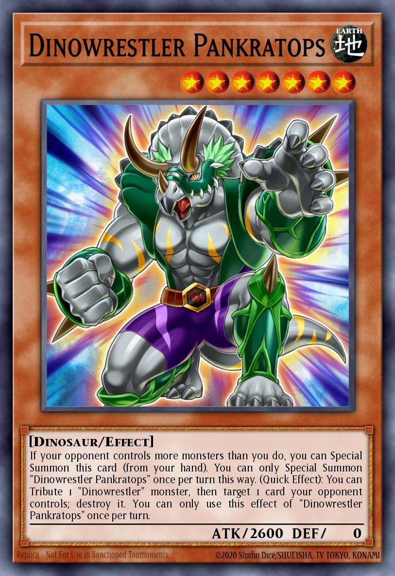 EN046 - ANGU-EN046 - Dinowrestler Pankratops - Collectors Rare - Effect Monster - Ancient Guardians