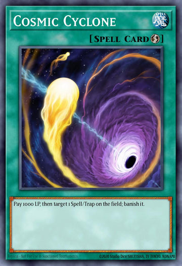 EN061 - RA02-EN061 - Cosmic Cyclone - Platinum Secret Rare - - Rarity Collection 2