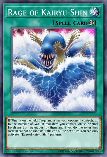 EN028 - LDS1-EN028 - Rage of Kairyu-Shin - Common - Quick-Play Spell - Legendary Duelists Season 1