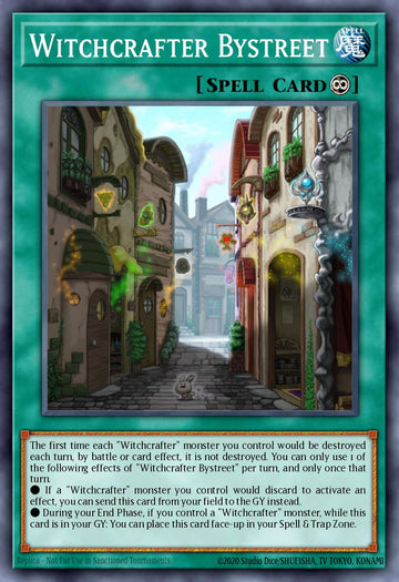 EN024 - INCH-EN024 - Witchcrafter Bystreet - Secret Rare - Continuous Spell - 1st-Edition - The Infinity Chasers